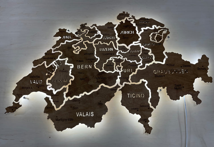 Map of Switzerland