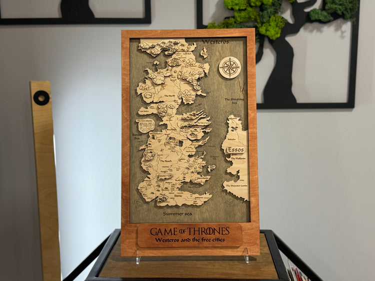 Game of Thrones map