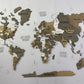 3D Multilayer wooden world map color Miracle