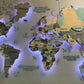 LED 3D Multilayer world map color Memory