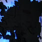 LED 3D Multilayer world map color Nero