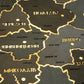 Ukraine LED map on acrylic glass with backlighting  between regions color Light Tree