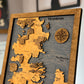 Game of Thrones map, in Prime color, measures 50x30 cm