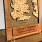 Game of Thrones map, in Bloom color, measures 50x30 cm