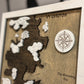 Game of Thrones map, in Grunge color, measures 50x30 cm