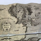 The Middle-earth map, in Grey color, 50x28 cm