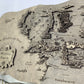 The Middle-earth map, in Grey color, 50x28 cm