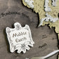 The Middle-earth map, in Verde color, 50x28 cm