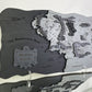 The Middle-earth map, in Black&Grey color, 50x28 cm