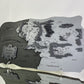 The Middle-earth map, in Black&Grey color, 50x28 cm