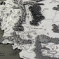 The Middle-earth map, in Black&Grey color, 50x28 cm